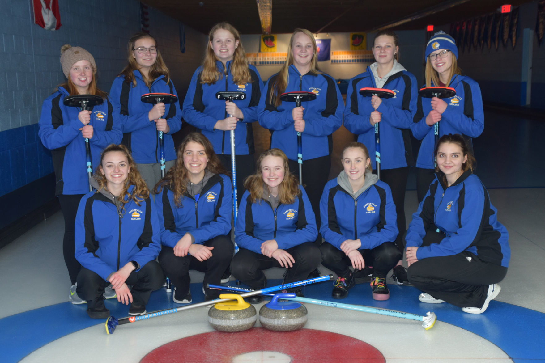 Pardeeville girls curling